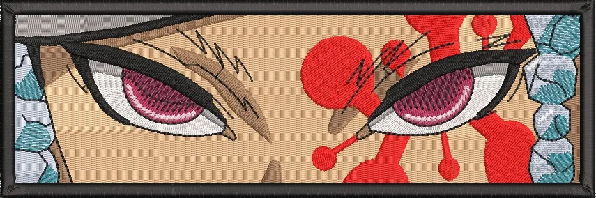 Alternative view of  Tengen Uzui Eyes Close Up Demon Slayer 