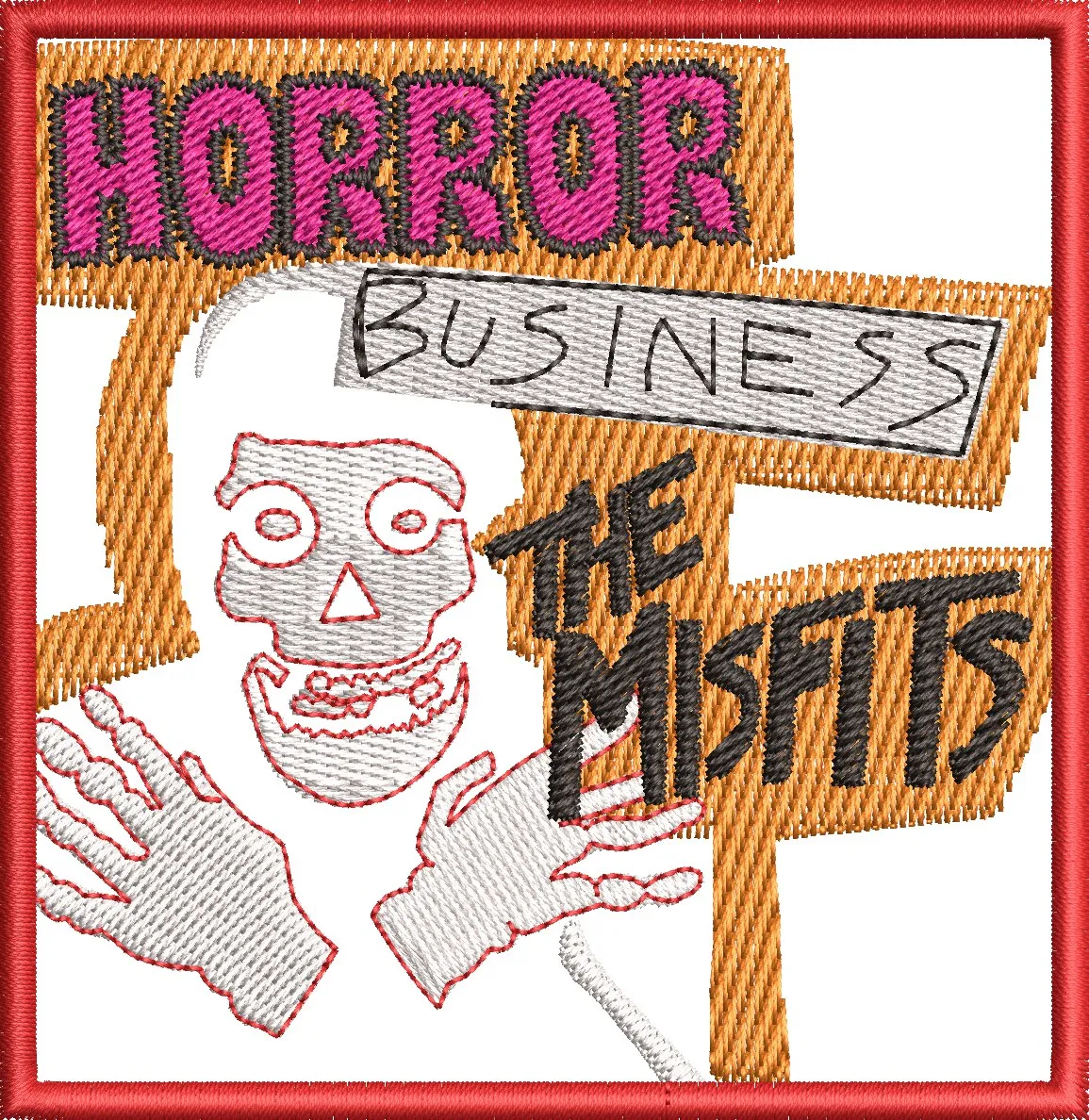 Alternative view of  The Misfits Horror Business Embroidery Patch 