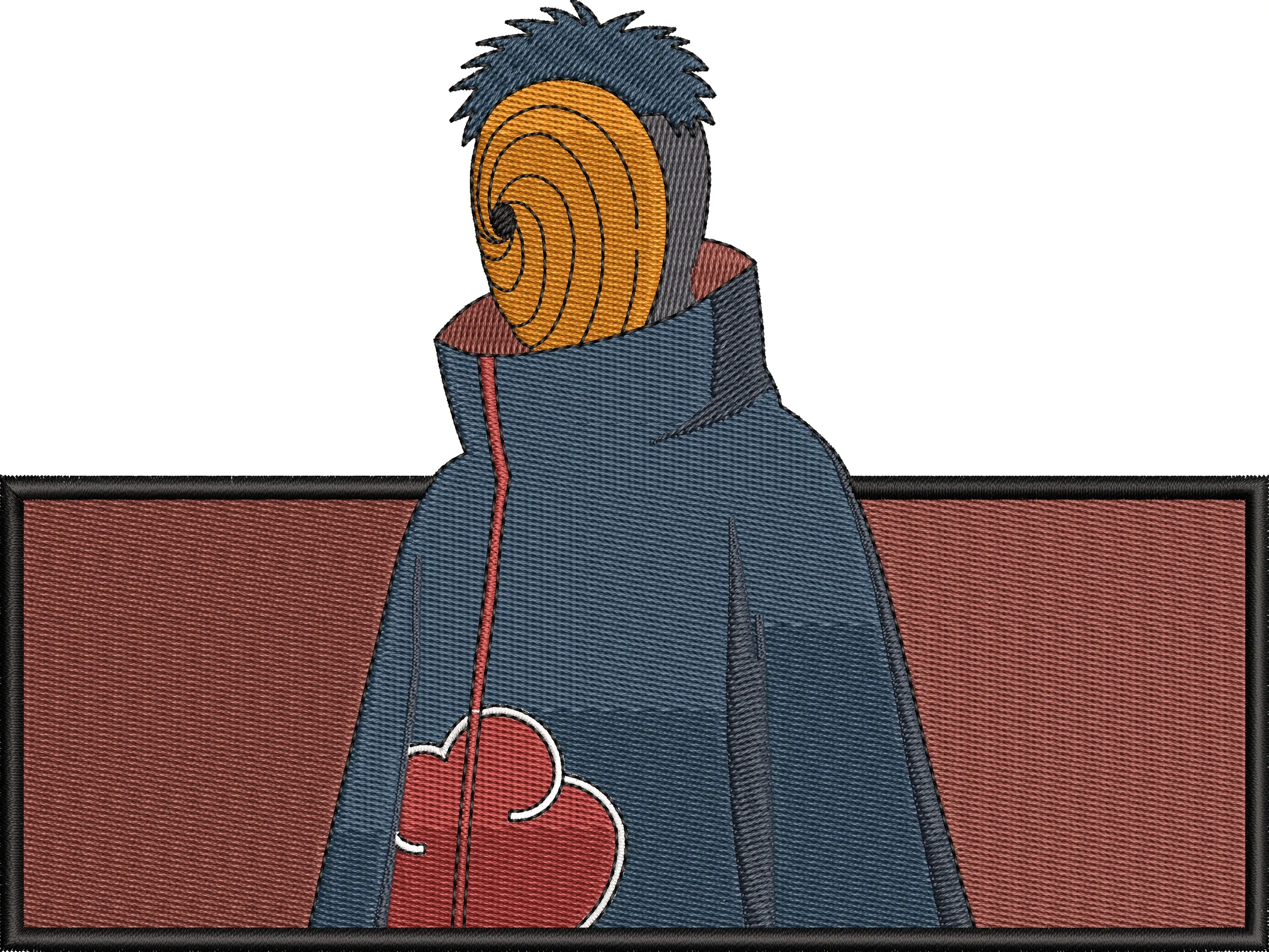 Alternative view of  Tobi Akatsuki Embroidered Patch Style 