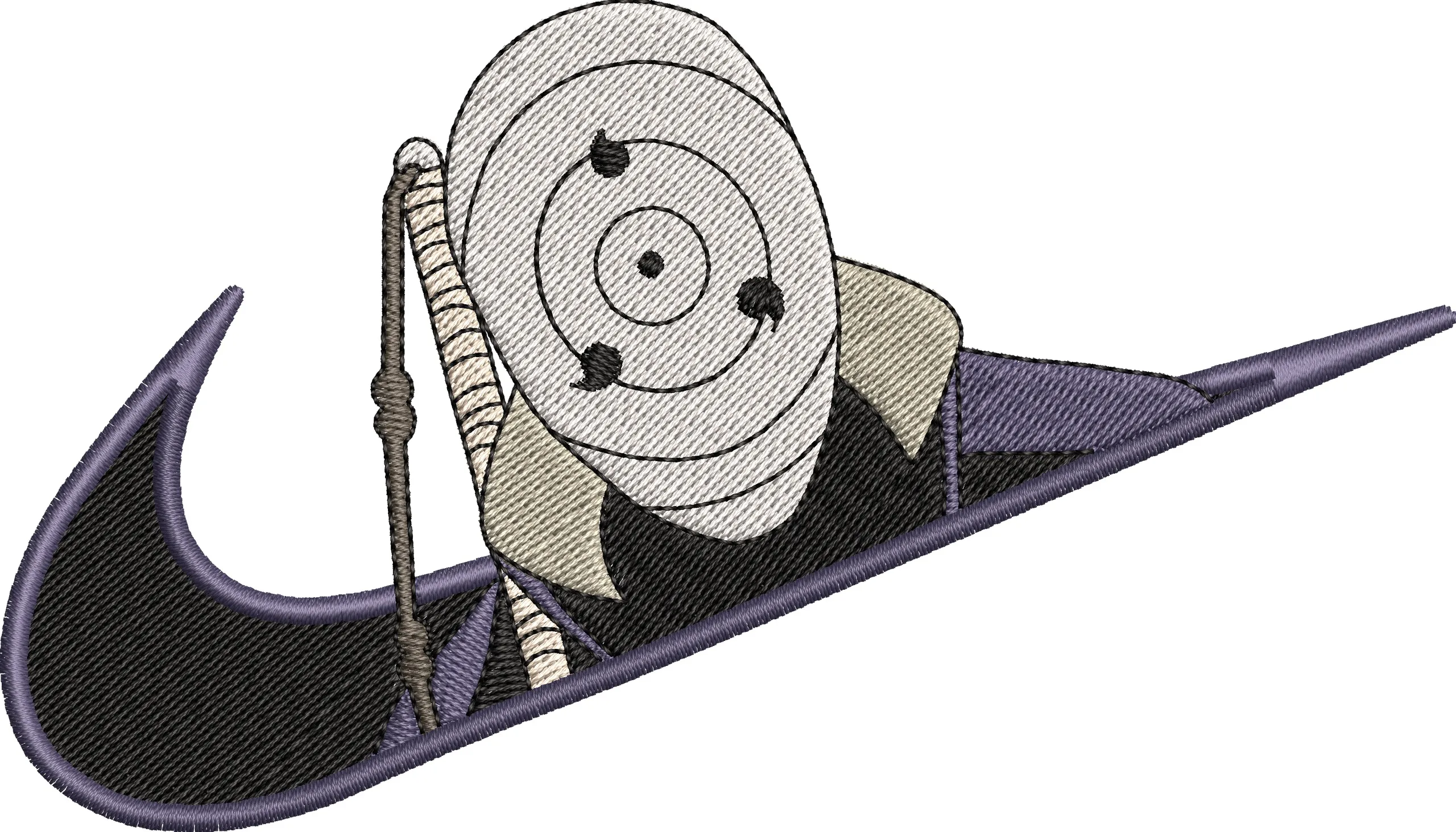 Alternative view of  Tobi from Naruto in Nike Swoosh Embroidery 