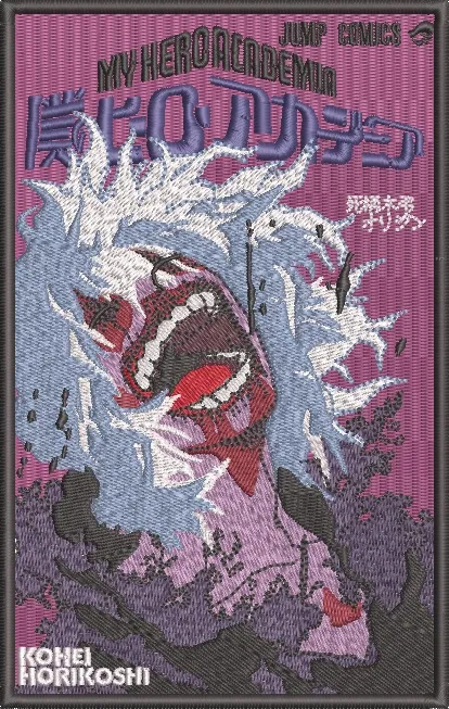 Alternative view of  Tomura Shigaraki Screaming My Hero Academia Manga Cover 