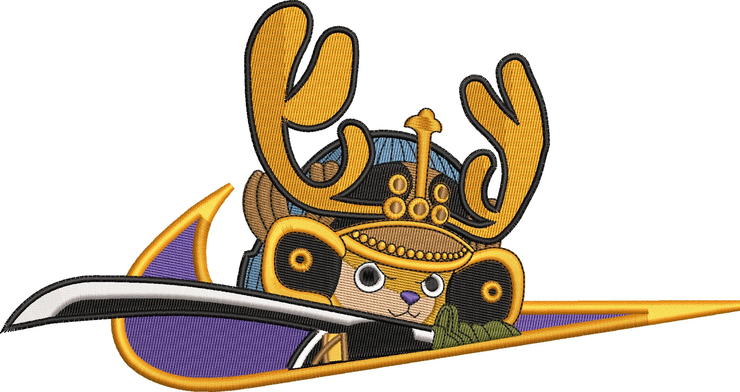 Alternative view of  Tony Tony Chopper Samurai in Nike Swoosh Logo 