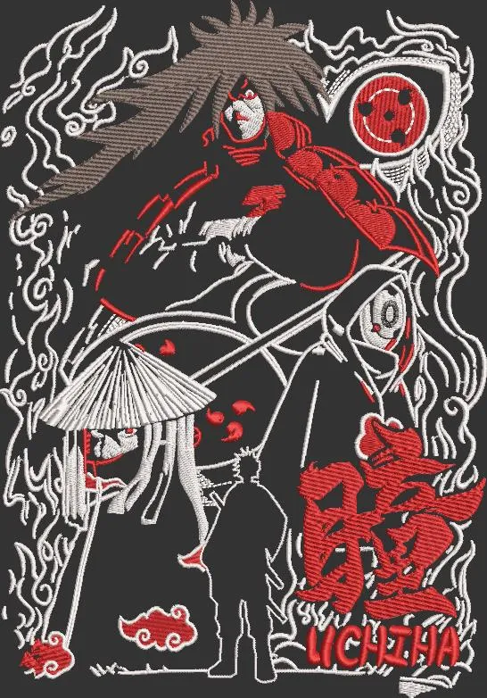 Alternative view of  Uchiha Clan Madara Embroidery Art 
