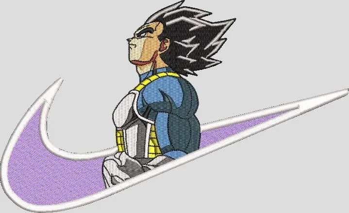 Alternative view of  Vegeta in Nike Swoosh Patch 