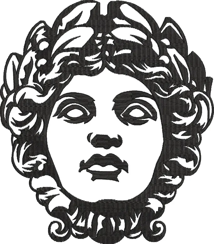 Alternative view of  Versace Medusa Head Outline 