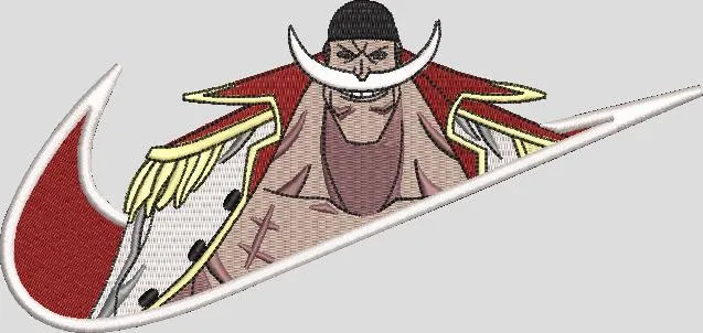 Alternative view of  Whitebeard in Nike Logo 