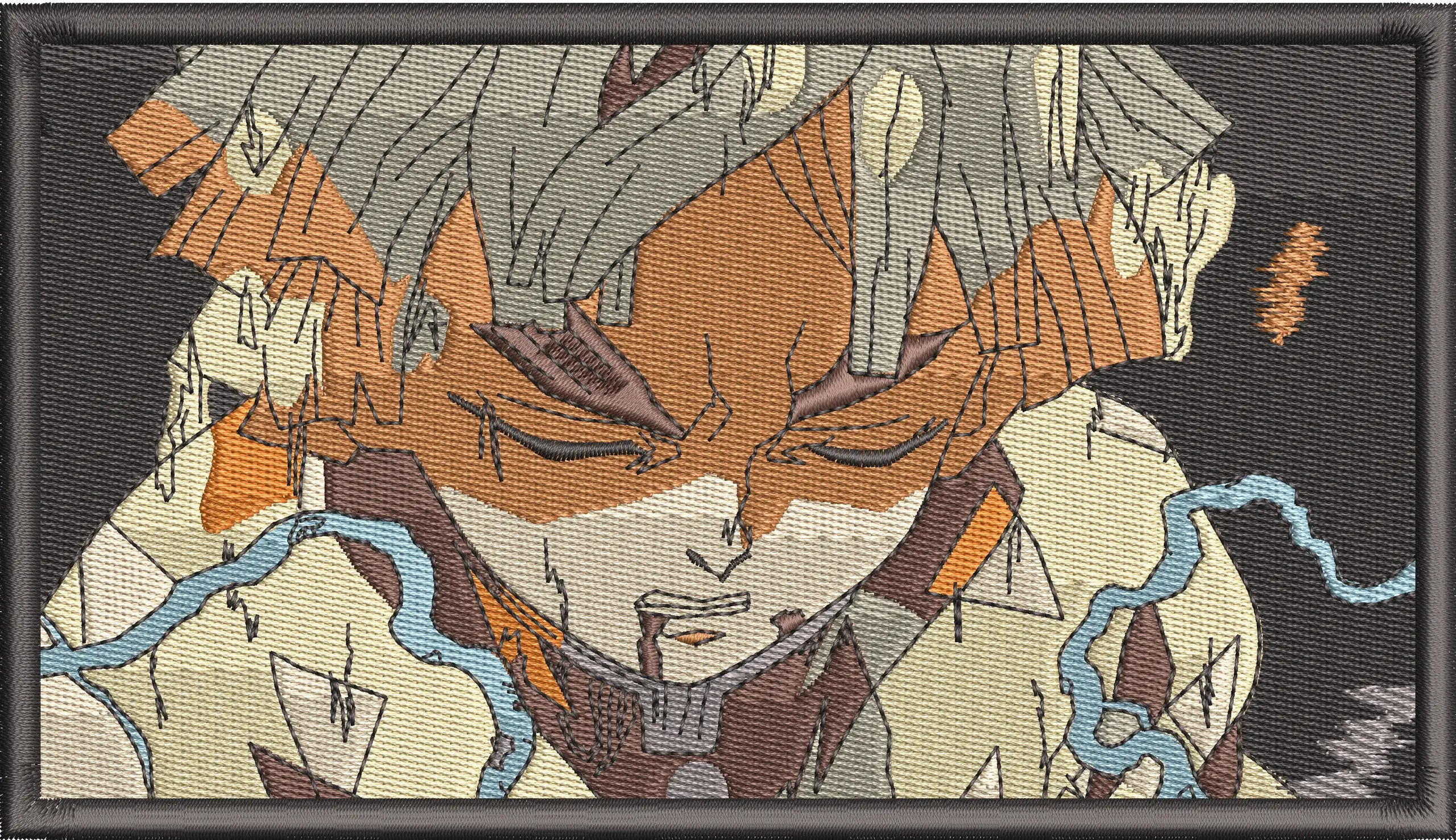 Alternative view of  Zenitsu Agatsuma Thunder Breathing Embroidered Patch 