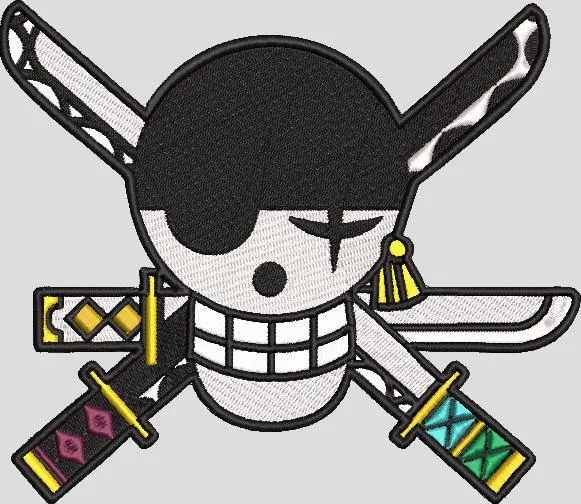 Alternative view of  Zoro Jolly Roger Parody from One Piece 