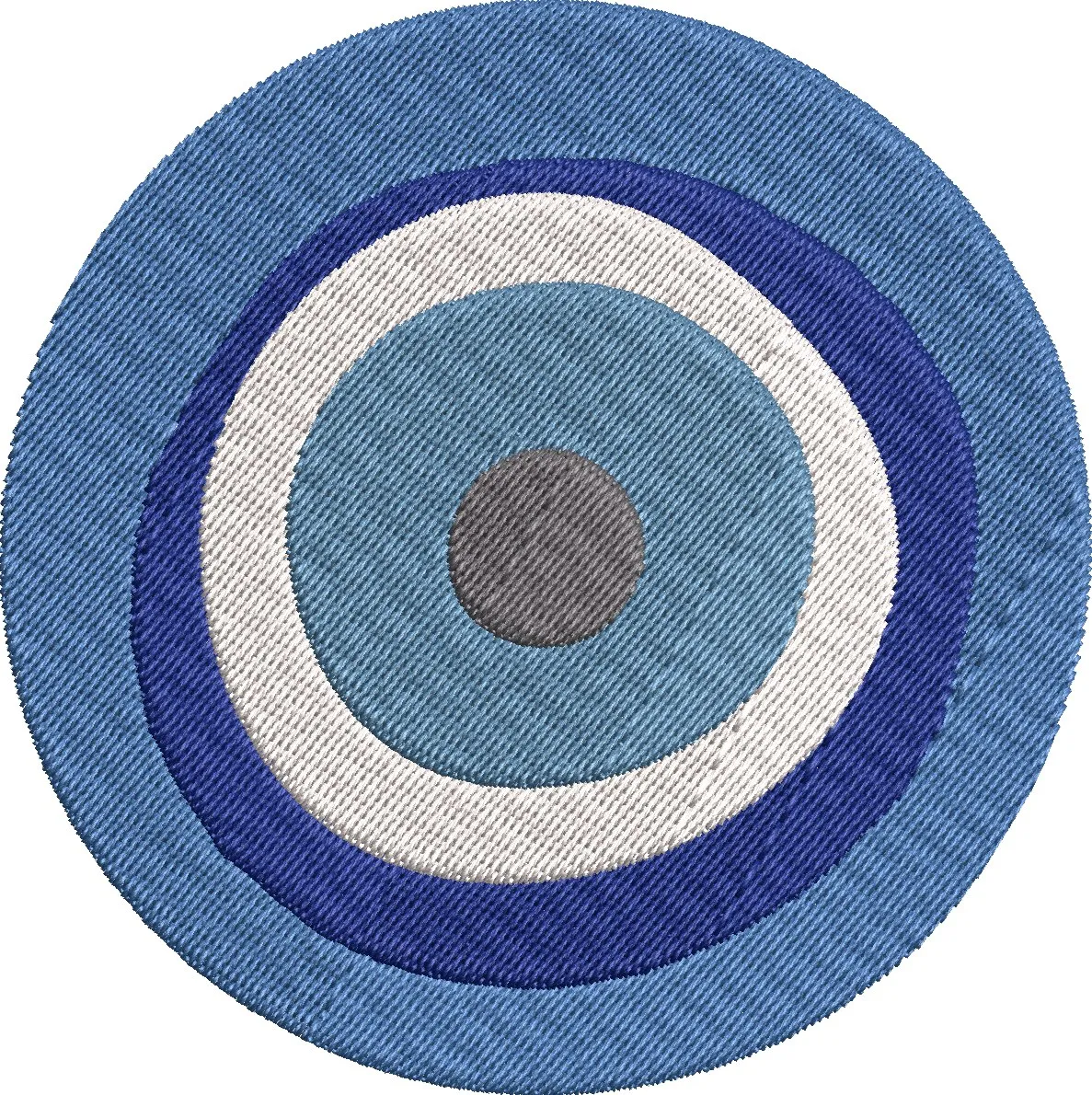  Evil Eye Amulet Embroidery Patch  embroidery pattern preview