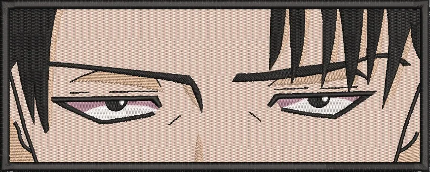  Intense Anime Eyes Closeup  embroidery pattern preview