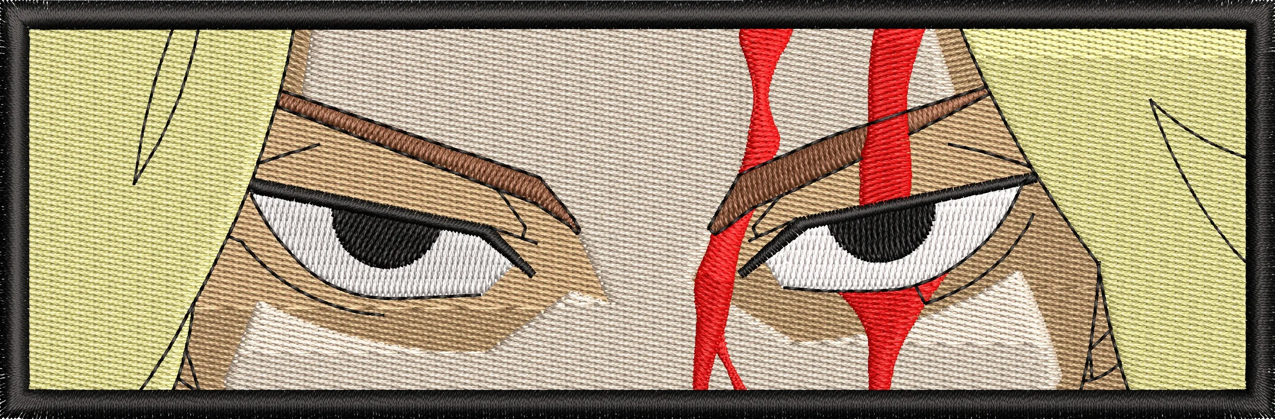  Intense Blonde Anime Eyes with Blood  embroidery pattern preview