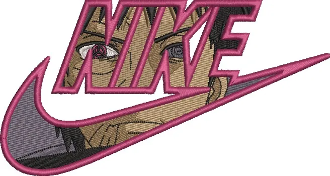  Itachi Uchiha in Nike Logo  embroidery pattern preview