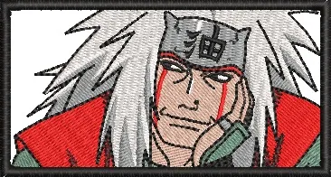  Jiraiya Embroidered Patch Design  embroidery pattern preview