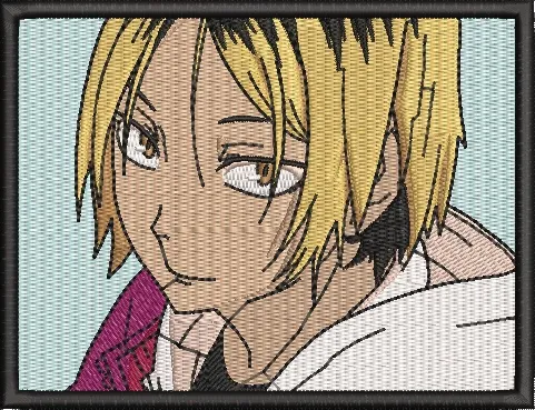  Kenma Kozume Embroidery Portrait  embroidery pattern preview