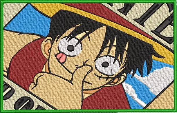  Monkey D Luffy Bounty Poster Embroidery  embroidery pattern preview