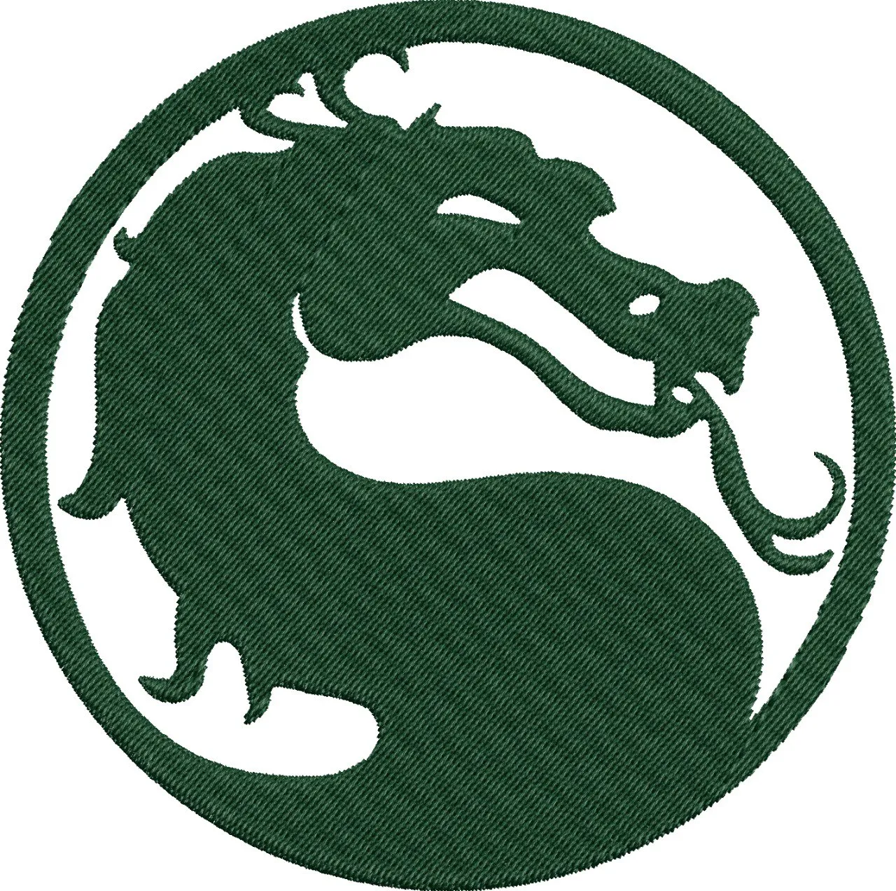  Mortal Kombat Dragon Logo Embroidery  embroidery pattern preview