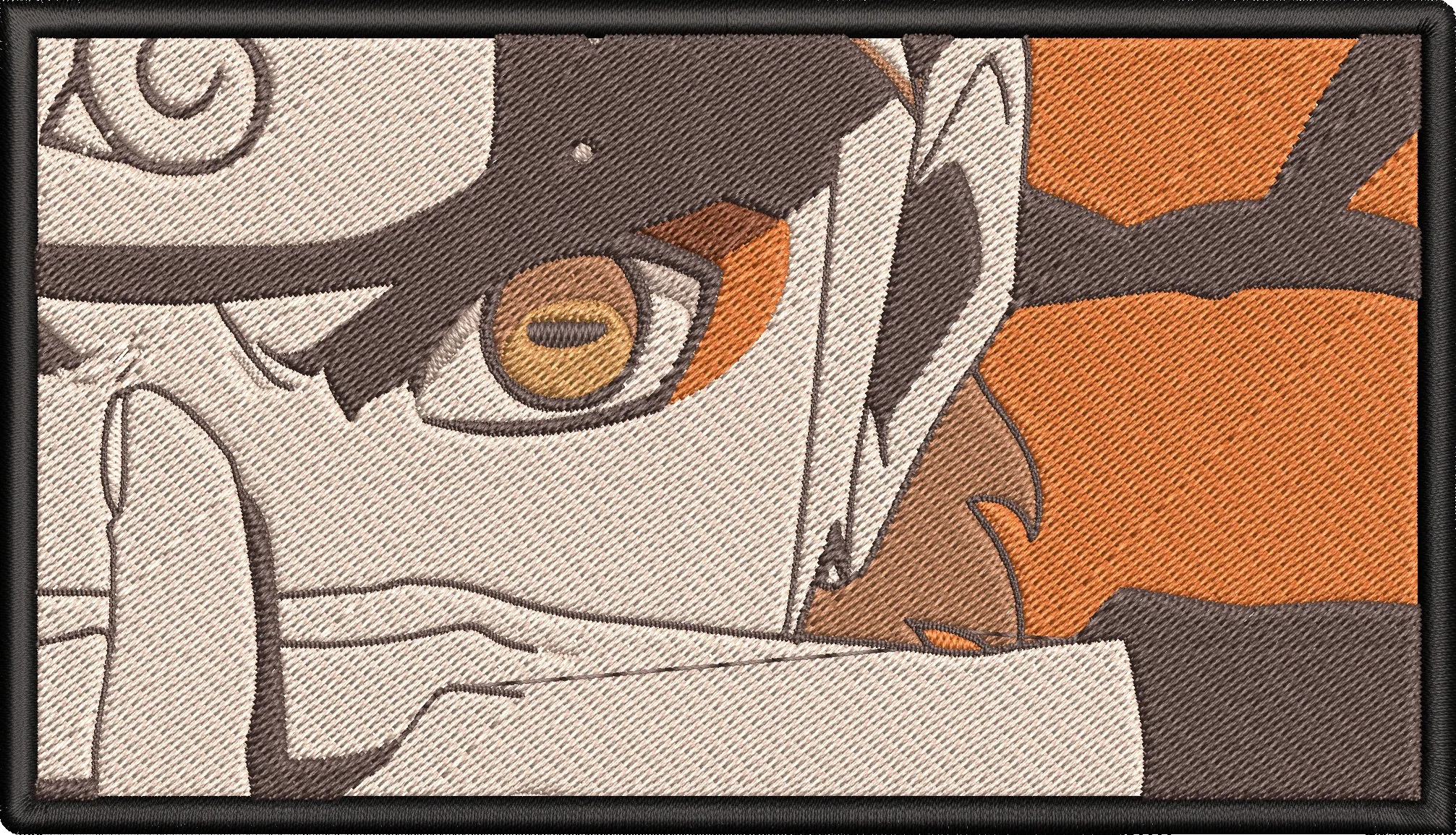  Naruto Uzumaki Hand Sign Embroidery Patch  embroidery pattern preview