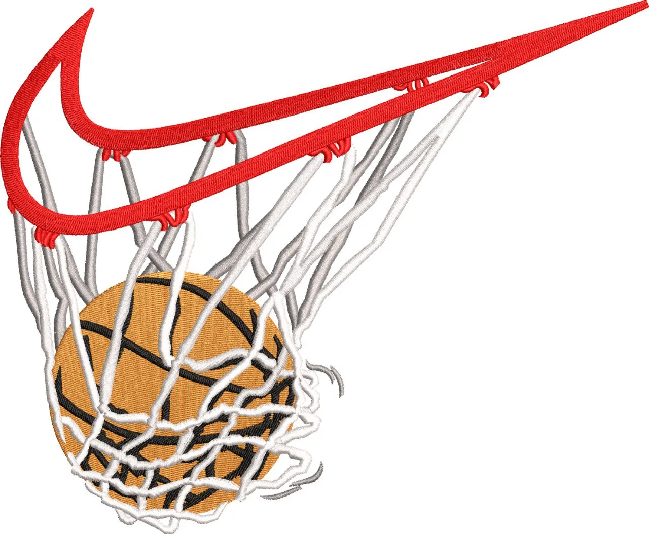  Nike Swoosh Basketball Net  embroidery pattern preview
