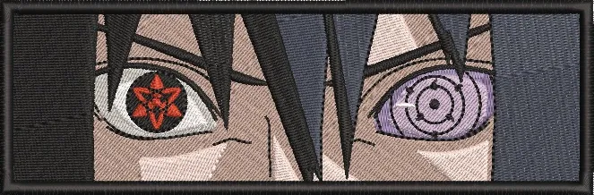  Sasuke Mangekyou and Rinnegan Eyes Closeup  embroidery pattern preview