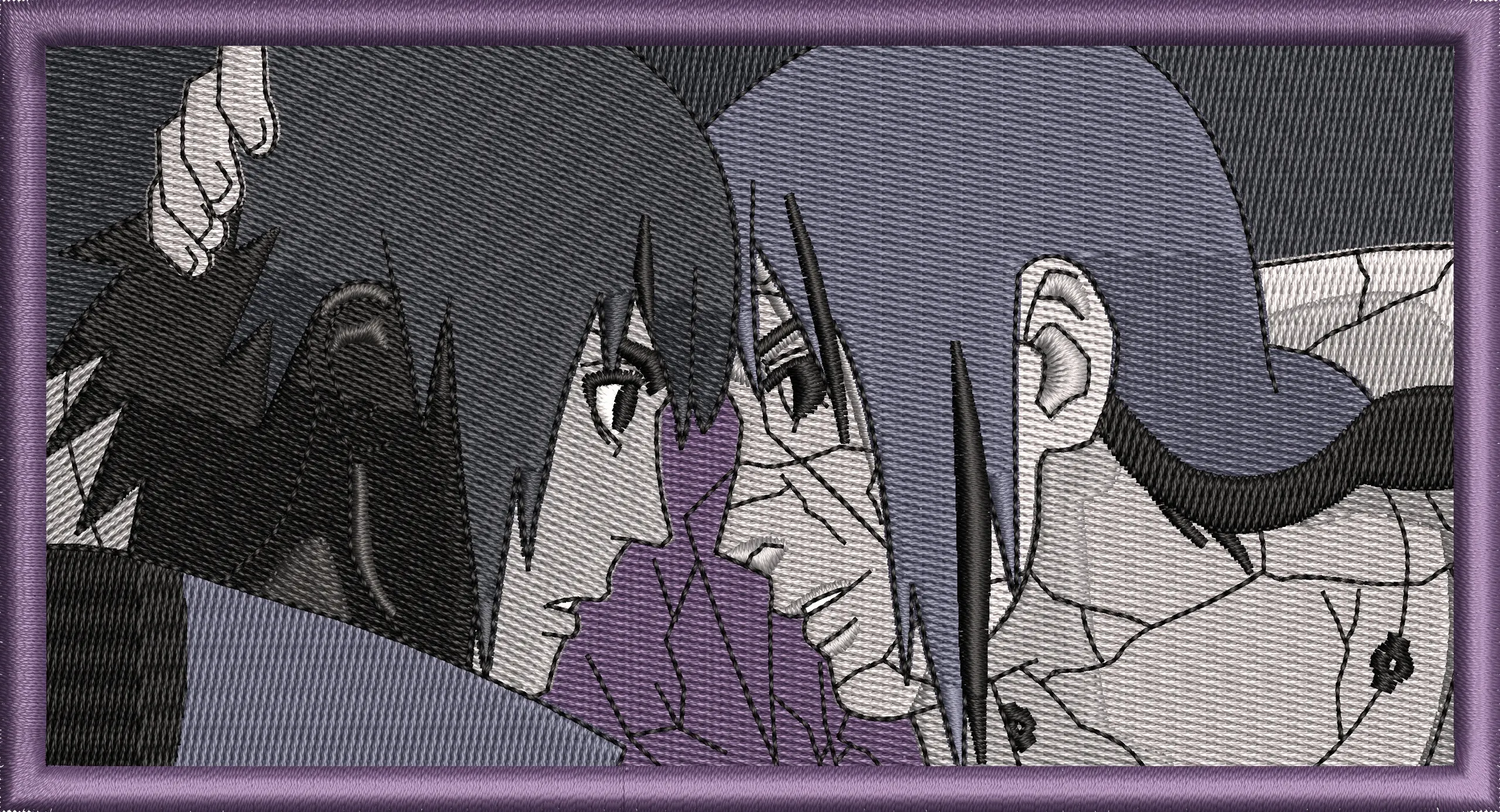  Sasuke and Itachi Uchiha Confrontation Embroidery  embroidery pattern preview