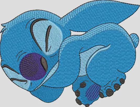  Sleeping Stitch Embroidery Design  embroidery pattern preview