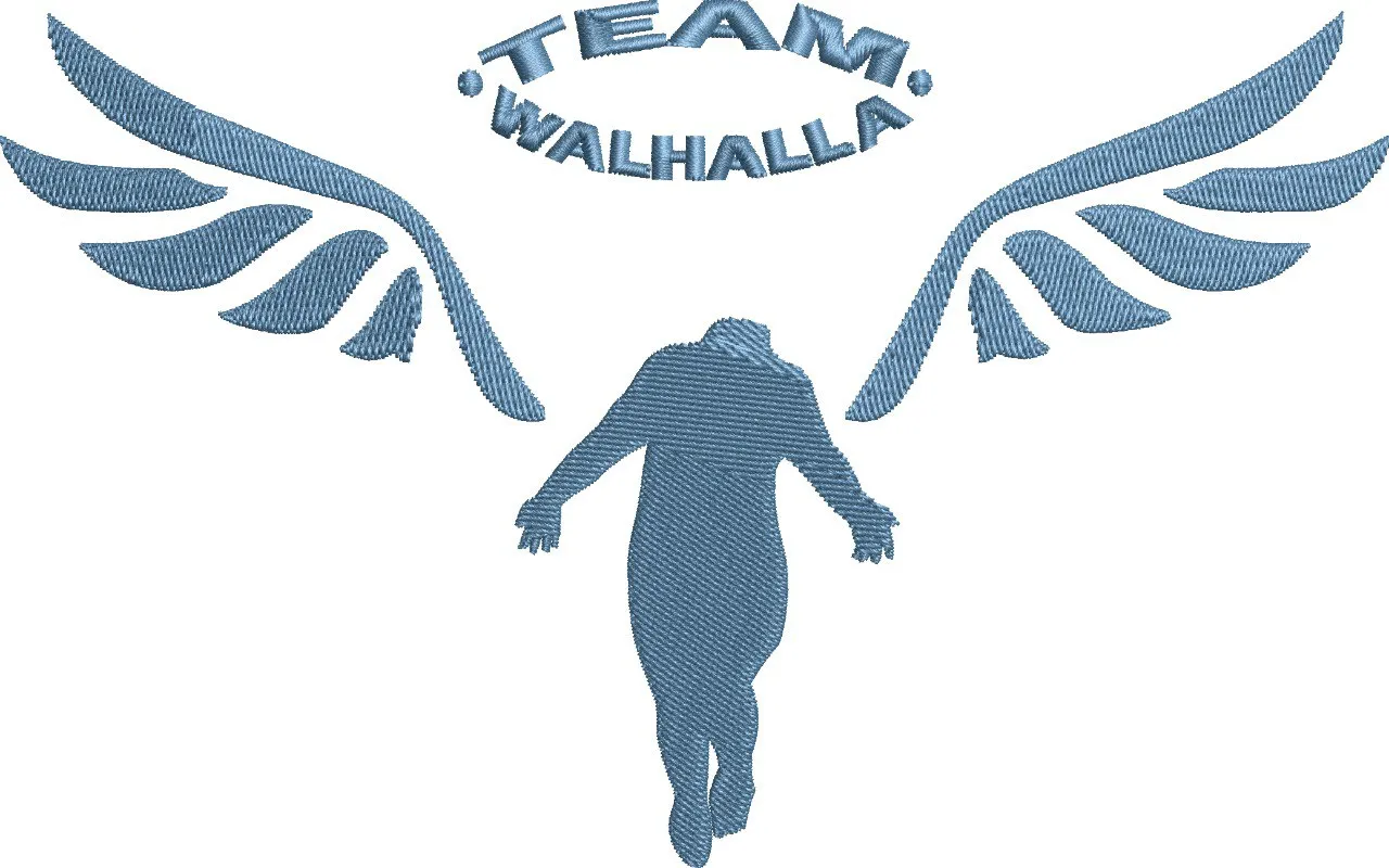  Team Walhalla Angelic Emblem  embroidery pattern preview