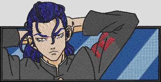  Tokyo Revengers Draken Embroidery Patch Style  embroidery pattern preview