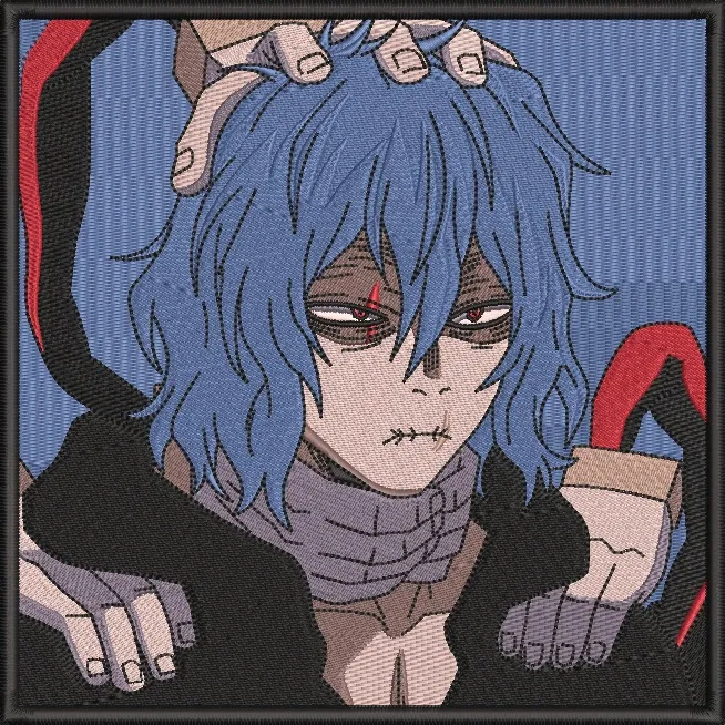  Tomura Shigaraki with Disembodied Hands  embroidery pattern preview