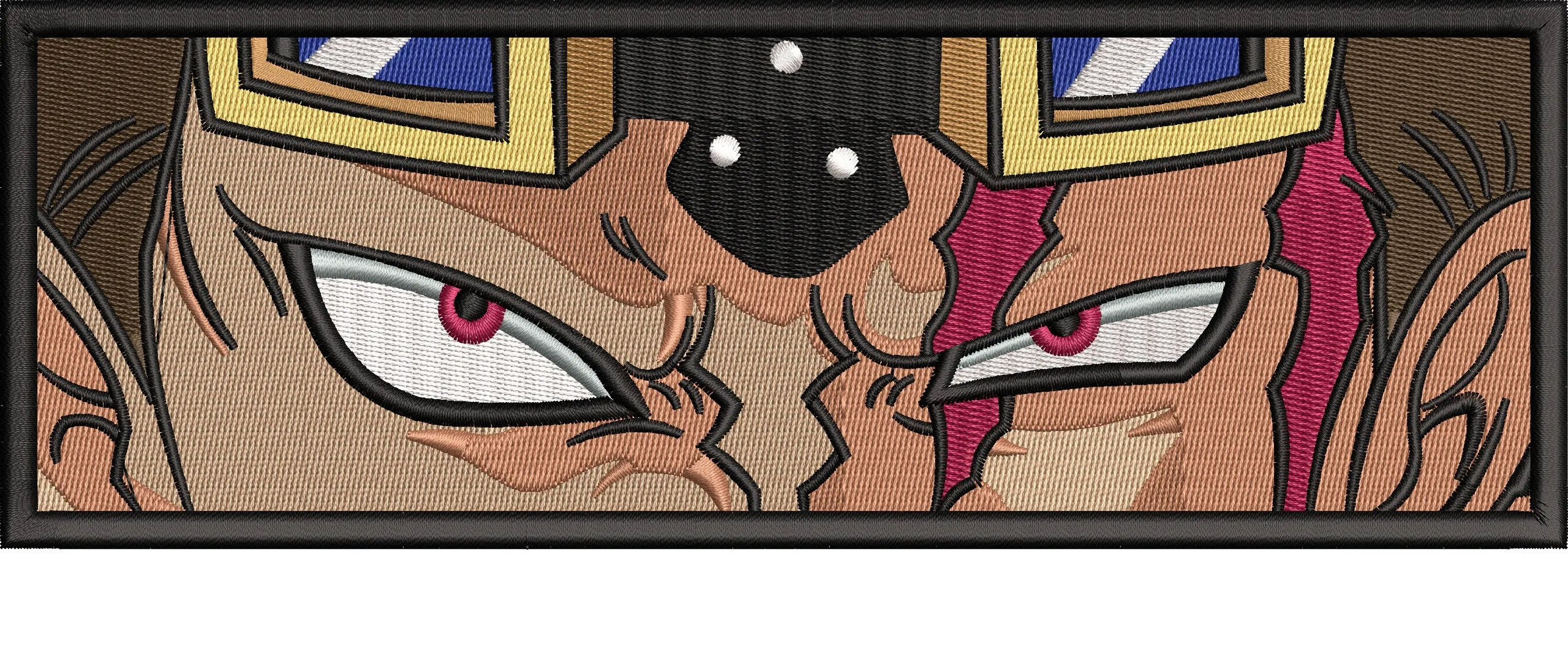  Vegeta Great Ape Eyes Close Up Embroidery Patch  embroidery pattern preview