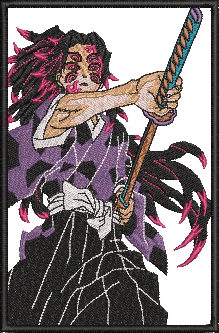  Yoriichi Tsugikuni Sword Stance Embroidery  embroidery pattern preview