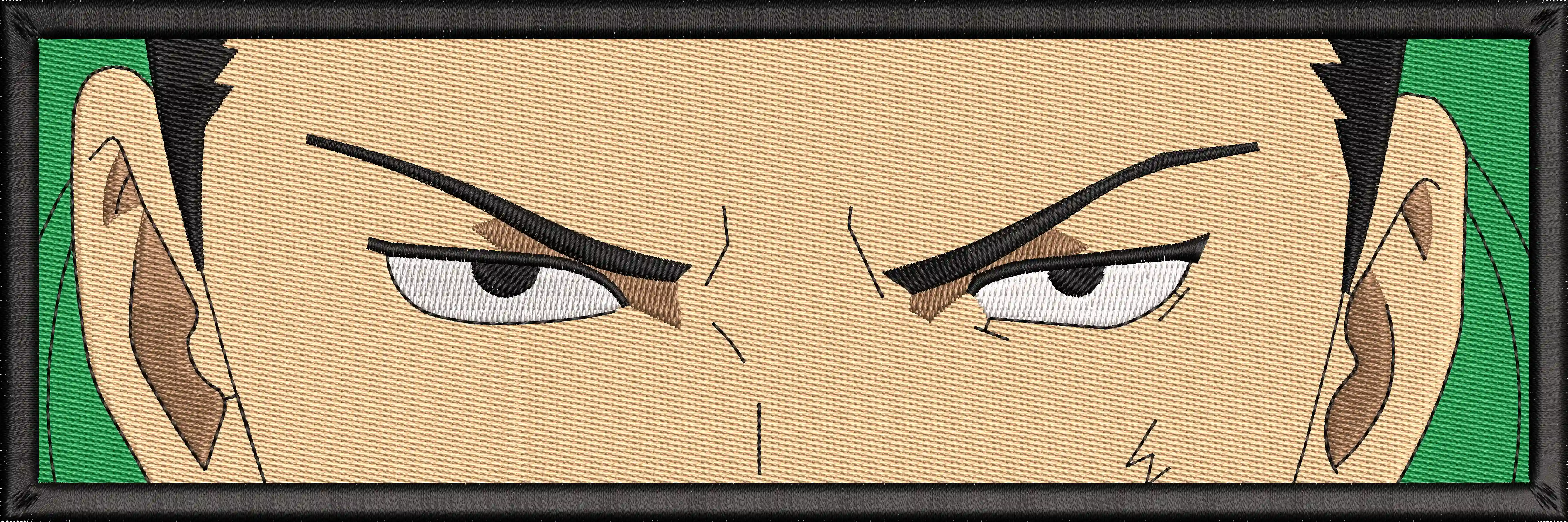  Zoro Close Up Eyes Patch Style  embroidery pattern preview